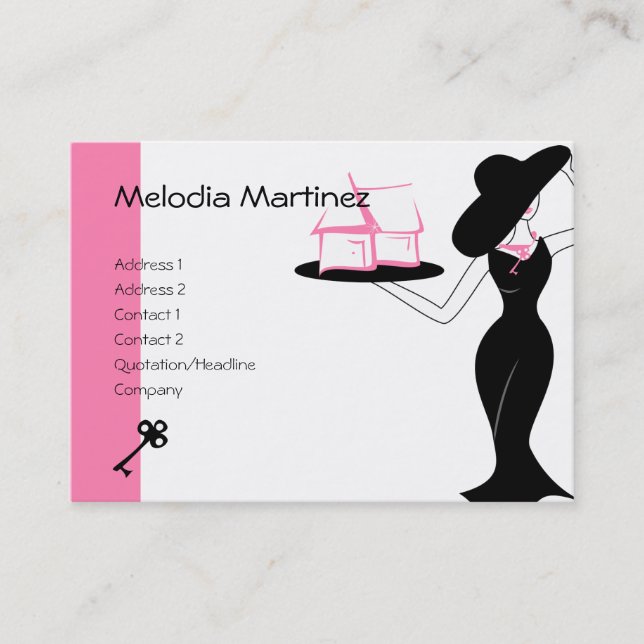 Cartão De Visita Casa e Chave (Frente)