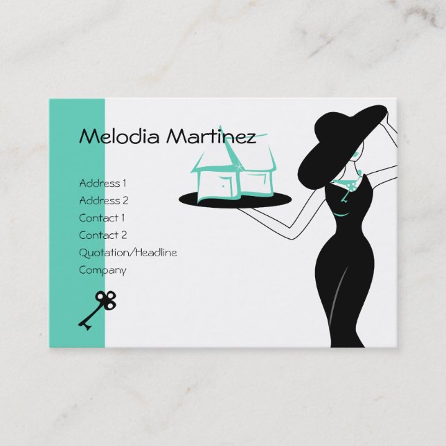 Cartão De Visita Casa e Chave (Frente)