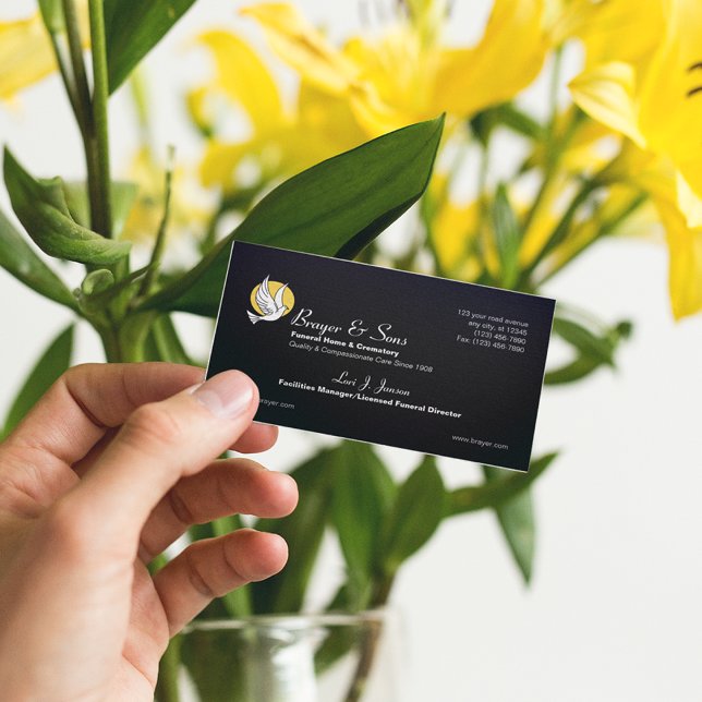 Cartão De Visita Casa Funeral e Crematório (Criador carregado)