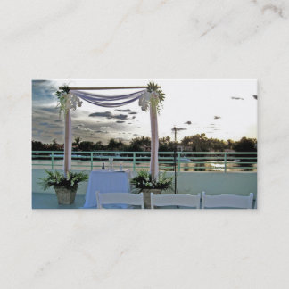 Cartão De Visita casamento, planeamento do evento, planejador do