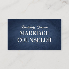 Cartão De Visita Casamento psicólogo Conselheira Suave Textura de P