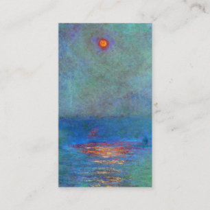 Cartão De Visita Casas do parlamento - Claude Monet