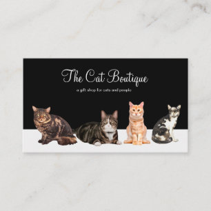 Cartão De Visita Cat Boutique Retail Ou Site