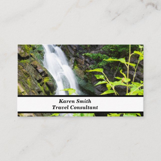 Cartão De Visita catarata do Hell's Gate Canyon (Frente)