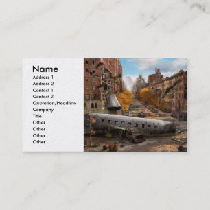 Cartão De Visita Catástrofe - Nova Iorque, Nova Iorque - Não há vir