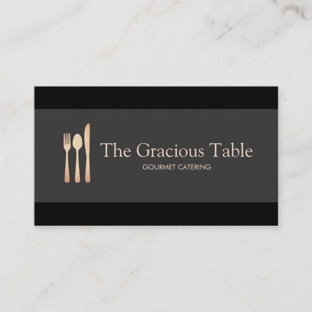 Cartão De Visita Catering de Eventos (Frente)