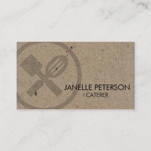 Cartão De Visita Catering Fornecedor Comida