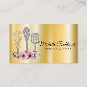 Cartão De Visita Catering Personal Chef Restaurant Drivers Red Dour