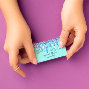 Cartão De Visita Catering Personal Chef Restaurant Glitter 