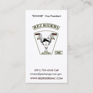 Cartão De Visita Cavaleiros de Rez IMC