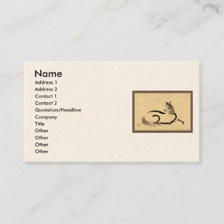 Cartão De Visita Cavalo