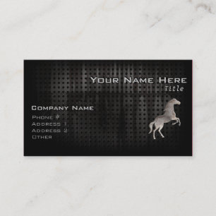 Cartão De Visita Cavalo do Grunge