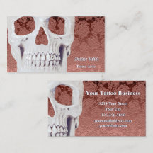 Caveira Gótica Rosa Branco Moderno Elegante Modern