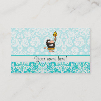 Cartão De Visita Caveman; Fofo