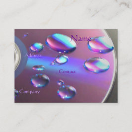 Cartão de visita CD do DJ - customizável