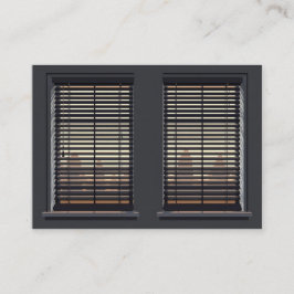 Cartão De Visita Cegos de Janela QR Personalizados