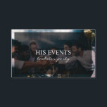 Cartão De Visita Celebração do Partido Bridal do Bachelor<br><div class="desc">Dourado Balões Moderno Cartão de visita Editar e usar!</div>