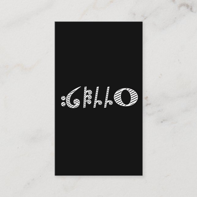 Cartão De Visita Cello Instrumento Orchestra Música Violoncello (Frente)