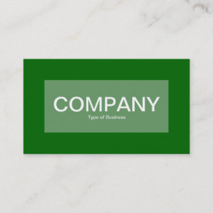 Cartão De Visita Center Label (Etiqueta central) - Army Green (Verd