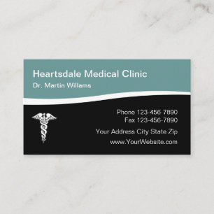 Cartão De Visita Centro Médico Moderno Caduceu