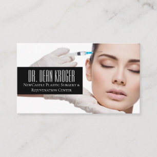 Cartão De Visita Centro Moderno de Cirurgia Plástica & Rejuvenescim