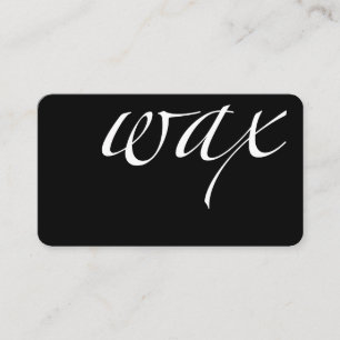 Cartão De Visita Cera: Cera brasileira