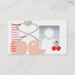 Cartão De Visita Cerejas - negócio