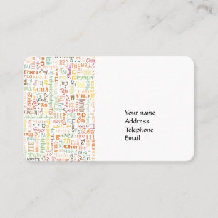 Cartão De Visita Chá