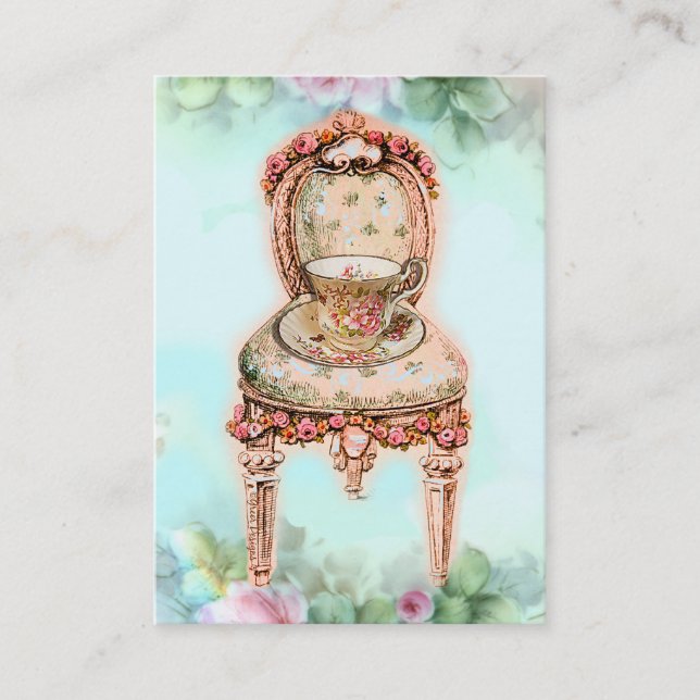Cartão De Visita Chá e sinfonia (Frente)