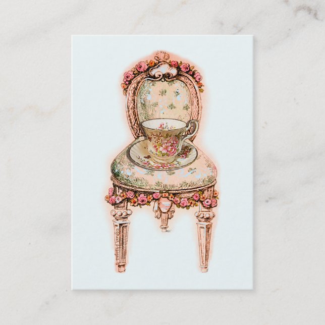 Cartão De Visita Chá e sinfonia (Frente)