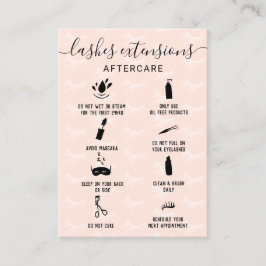 Cartão De Visita Chapas elegantes depois do tratamento cor-de-rosa