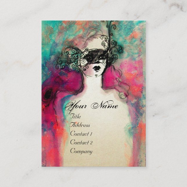 Cartão De Visita CHARM MONOGRAM Dourado Metálico (Frente)