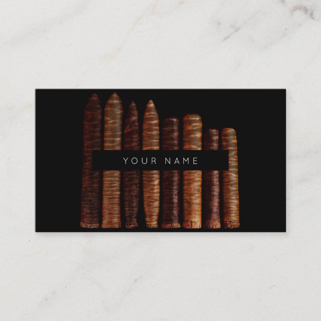 Cartão De Visita Charutos Habana Black Vip (Frente)