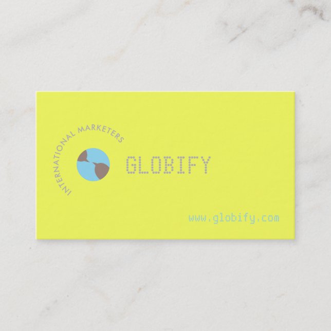 Cartão De Visita Chat da Terra (Frente)