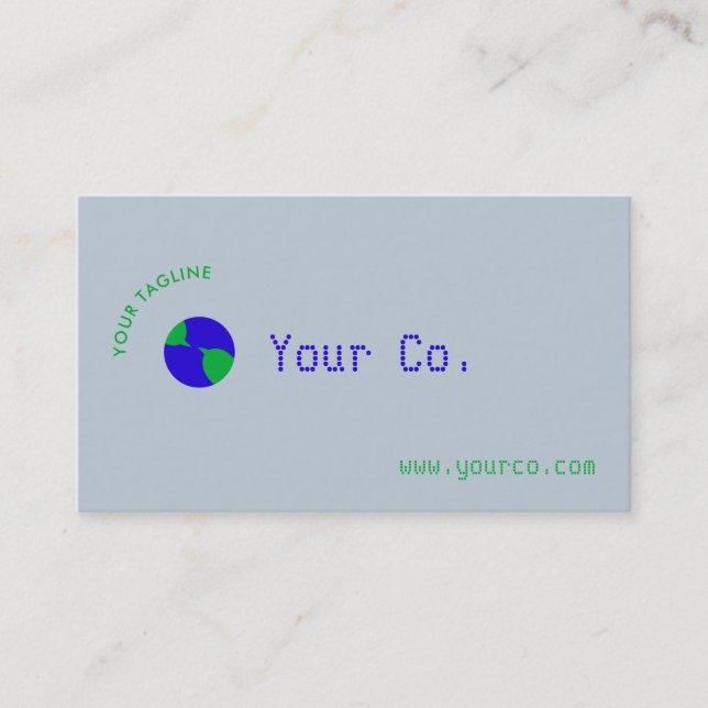 Cartão De Visita Chat da Terra (Frente)