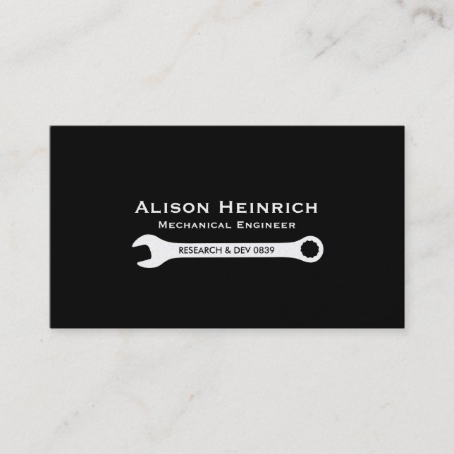 Cartão De Visita Chave Dupla Lado 2 | Mecânica (elite2) (Frente)