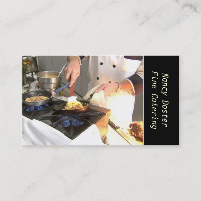 Cartão De Visita Chef Catering (Frente)
