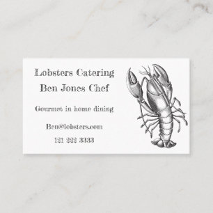 Cartão De Visita Chef & catering Business Card