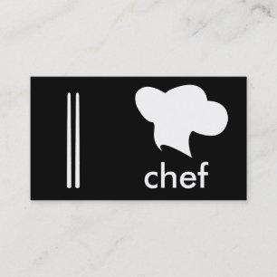 Cartão De Visita Chef de cozinha japonês