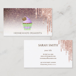 Cartão De Visita Chef de cupcake, fofo