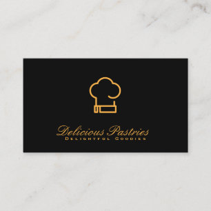 Cartão De Visita Chef de pastelaria Proprietário do Compro