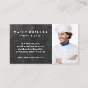 Cartão De Visita Chef   Gestor de Restaurantes   Imagem personaliza