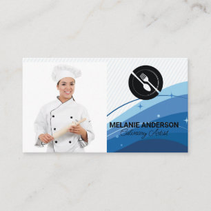 Cartão De Visita Chef   Logotipo do restaurante