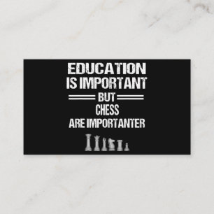 Cartão De Visita Chess Piece Education Humor Sarcastic Funny Cristo