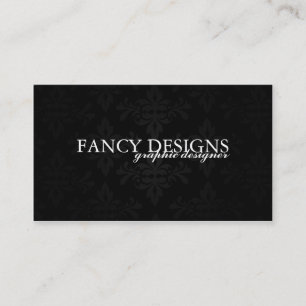 Cartão De Visita Chic Damask