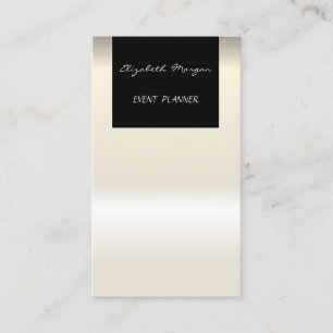 Cartão De Visita Chic Moderno Elegante