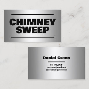 Cartão De Visita Chimney Sweep