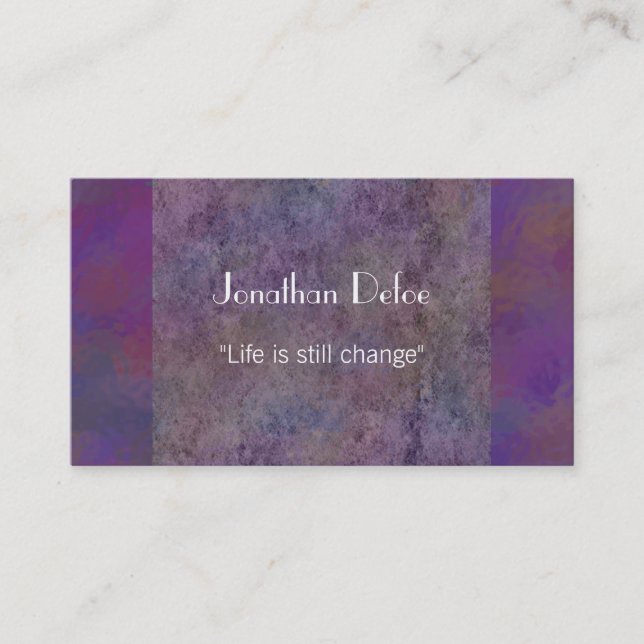 Cartão De Visita Chique pessoal do instrutor | (Frente)