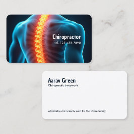 Cartão De Visita Chiropractor