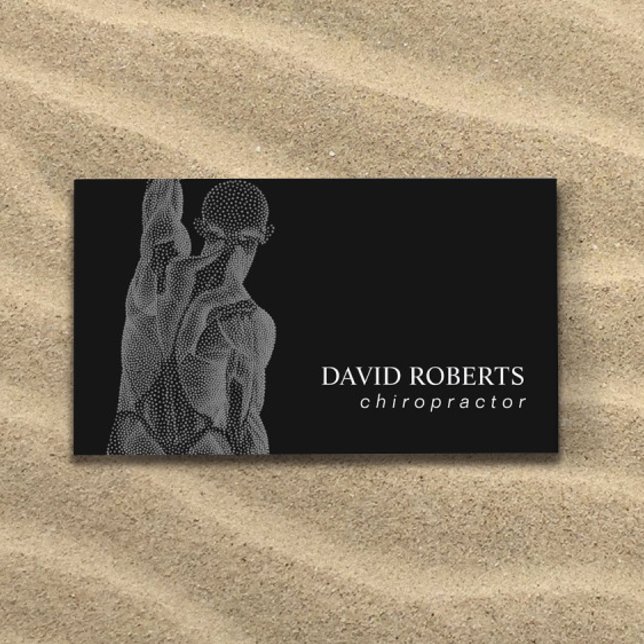 Cartão De Visita Chiropractor Massage Terapista Spa (Criador carregado)